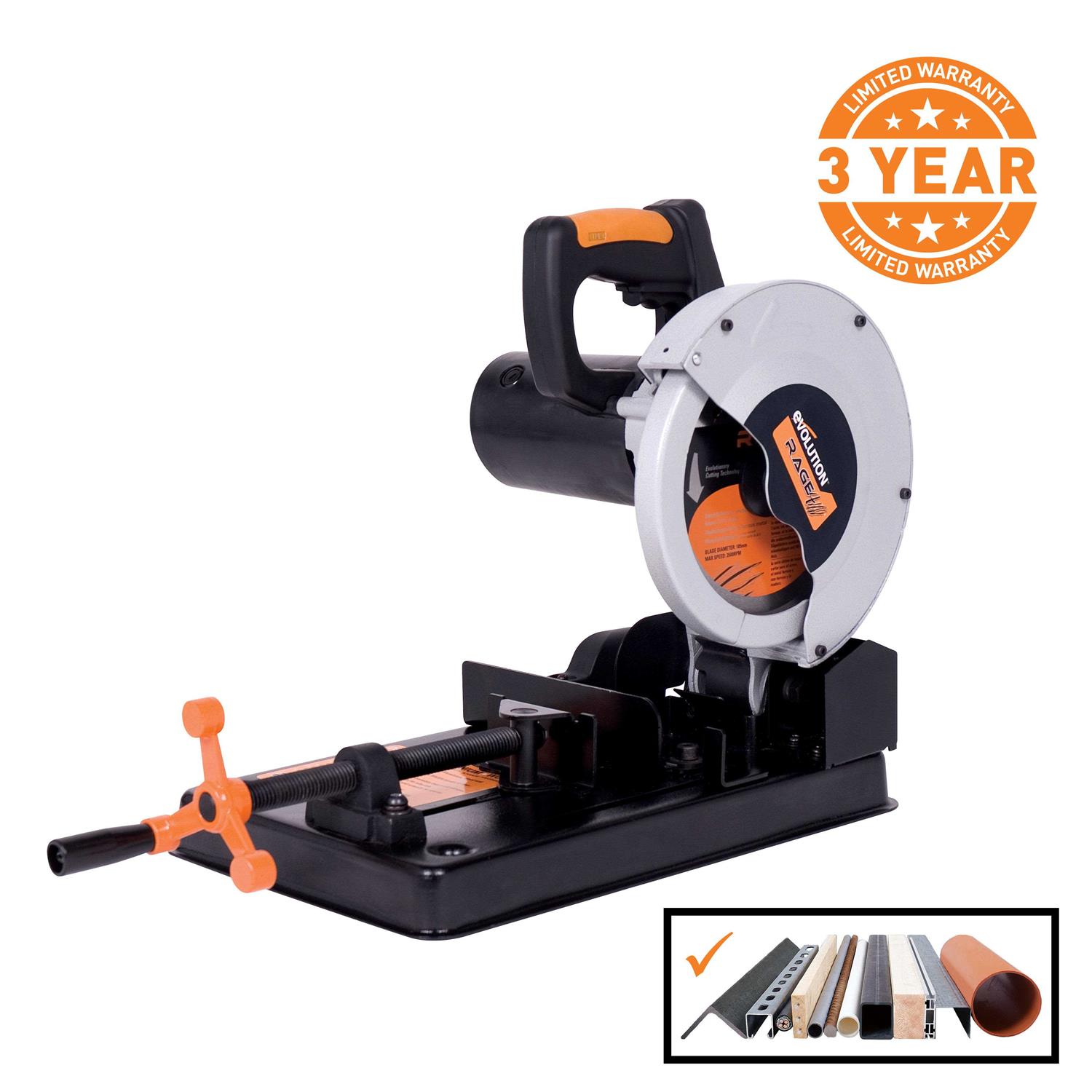Evolution 081-0006 RAGE4 Multi-Purpose Chop Saw - Cheap Fitting