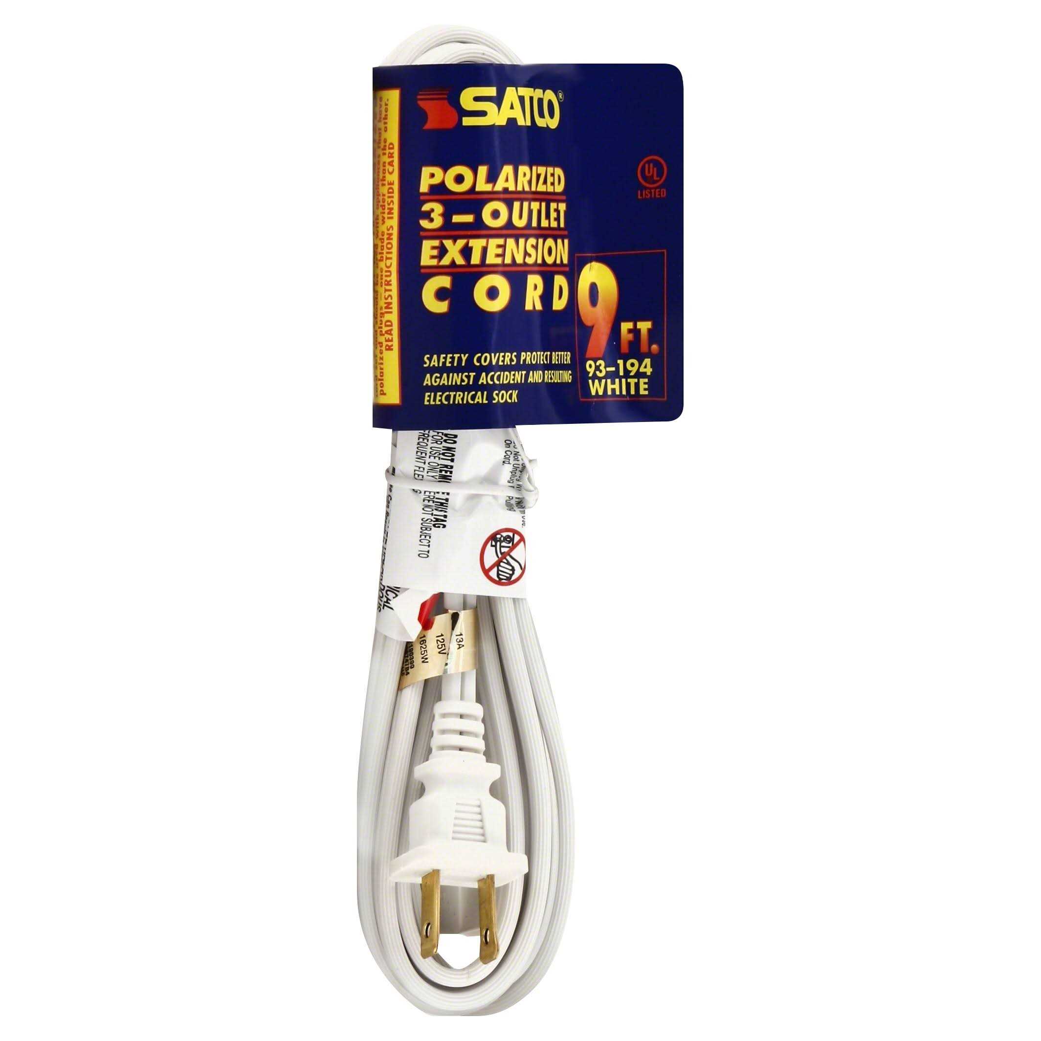 Satco Extension Cord - Cheap Fitting