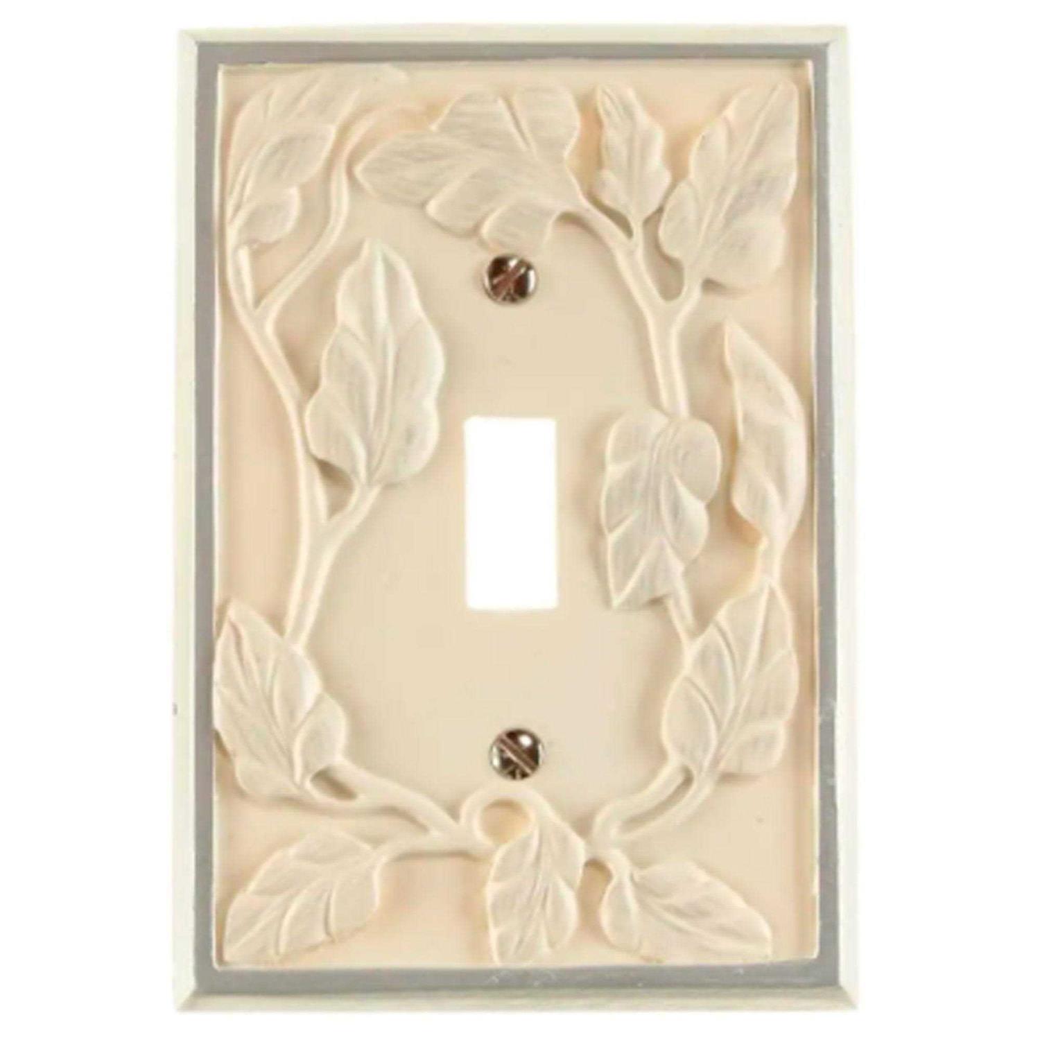 Amerelle Leaf 1 Toggle Wall Plate - Cheap Fitting