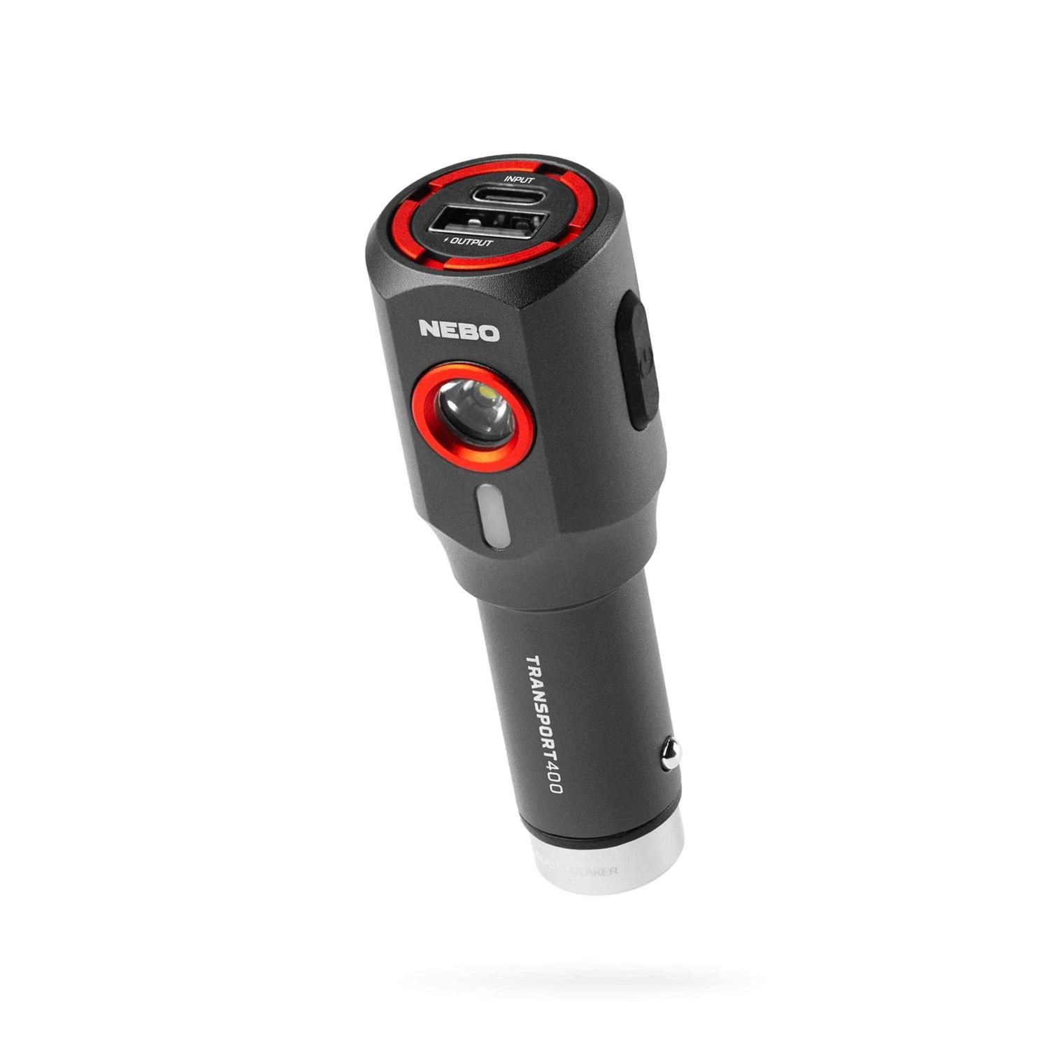 NEBO Transport 400 2-in-1 Car Charger & Flashlight - Cheap Fitting