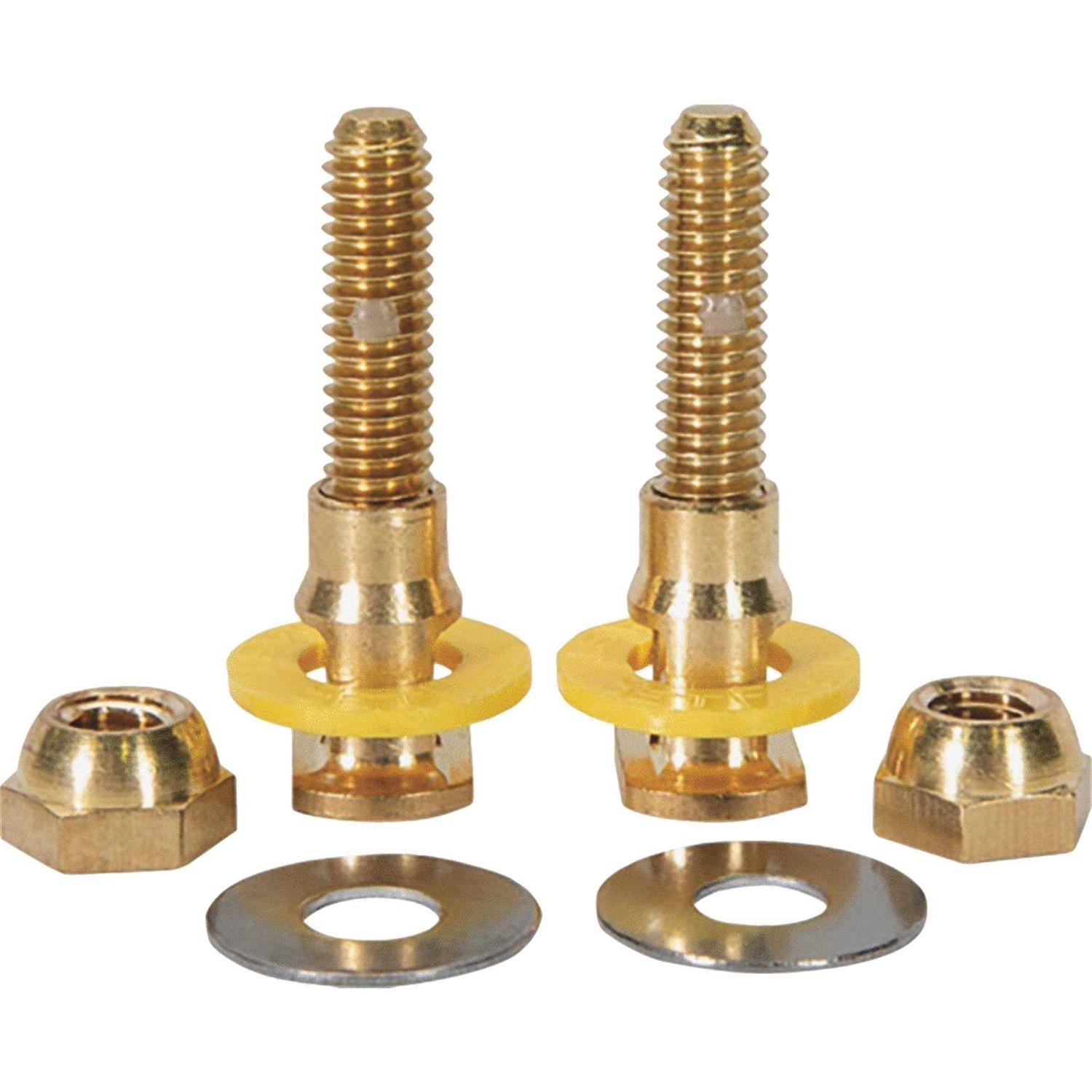 Fluidmaster SetFast Toilet Bolts Set Brass - Cheap Fitting