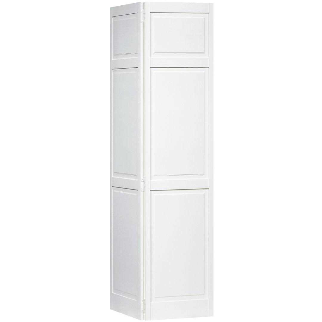 Kimberly Bay Paneled Wood Primed Bi-Fold Door - Cheap Fitting