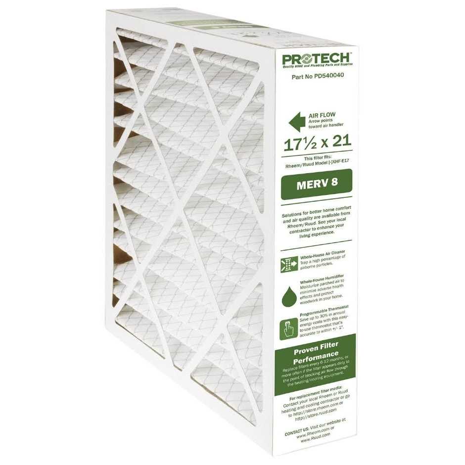 Rheem PD540040 MERV 8 Replacement Filter forXHF-E17 - Cheap Fitting