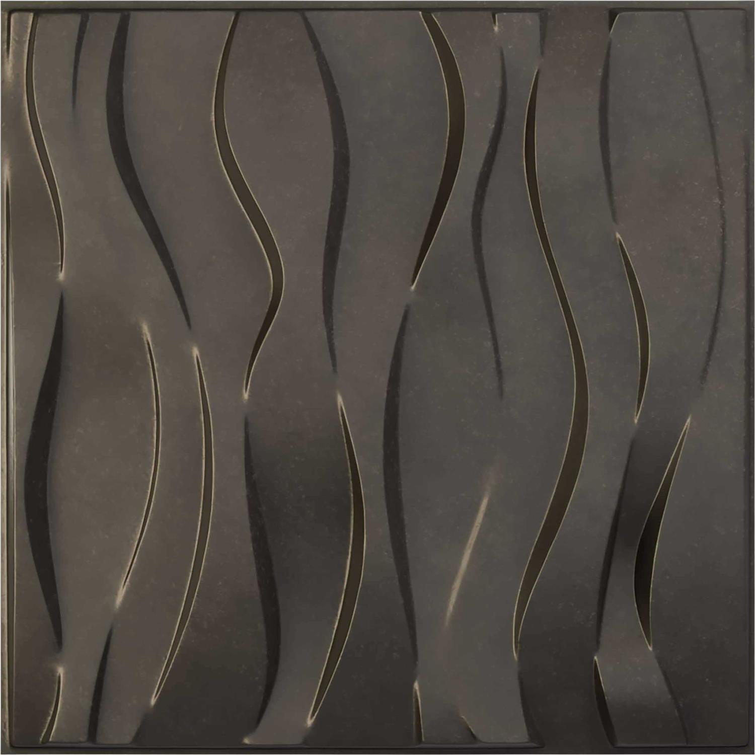 Ekena Millwork WP20X20RVDST 19 5/8W x 19 5/8H Riverbank EnduraWall Decorative 3D Wall Panel - Cheap Fitting