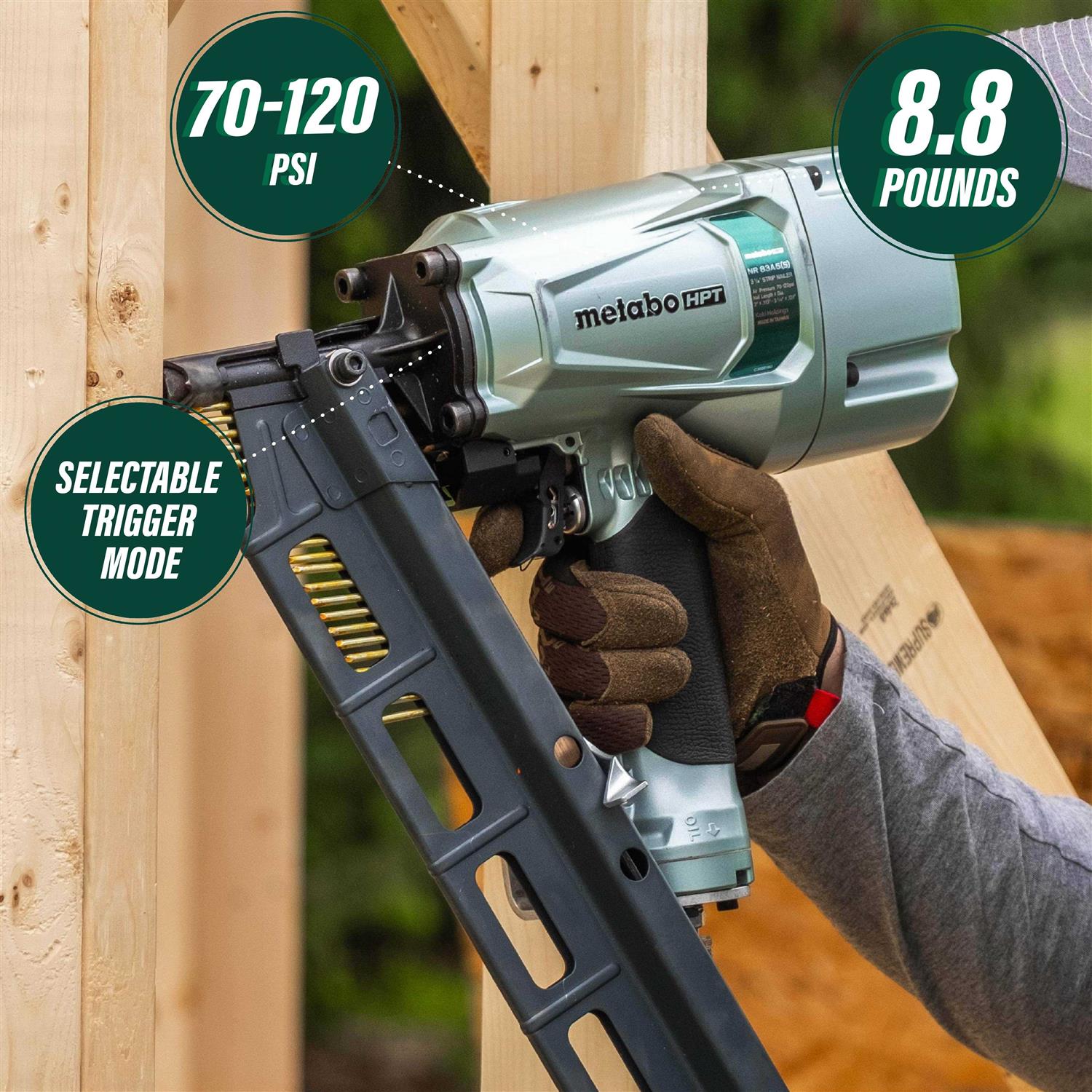 Metabo HPT Framing Nailer NR83A5(S)M - Cheap Fitting
