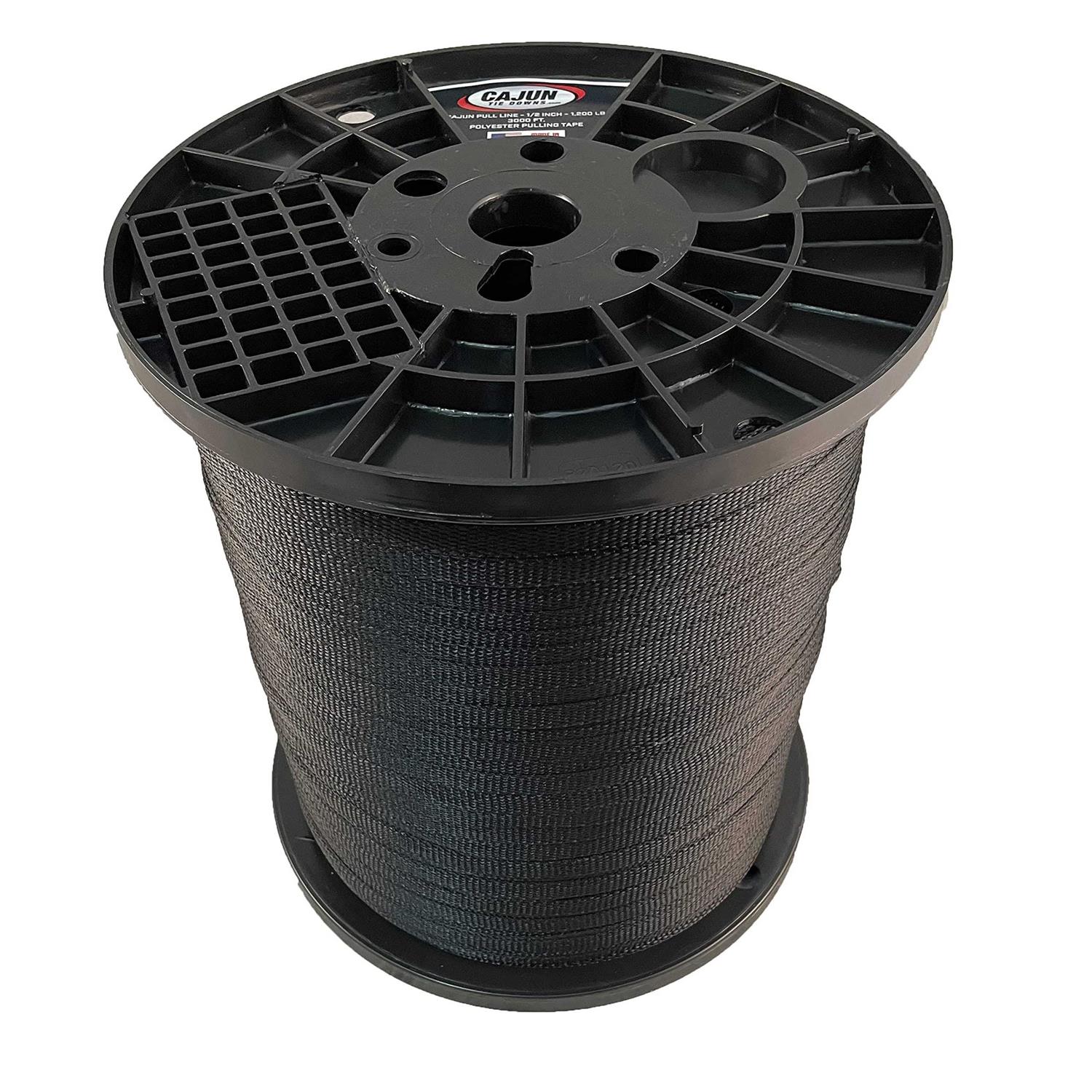 Cajun Tie Downs Cajun Pull Line 1/2 Inch 1,200 lb. Polyester Pulling Tape - Cheap Fitting