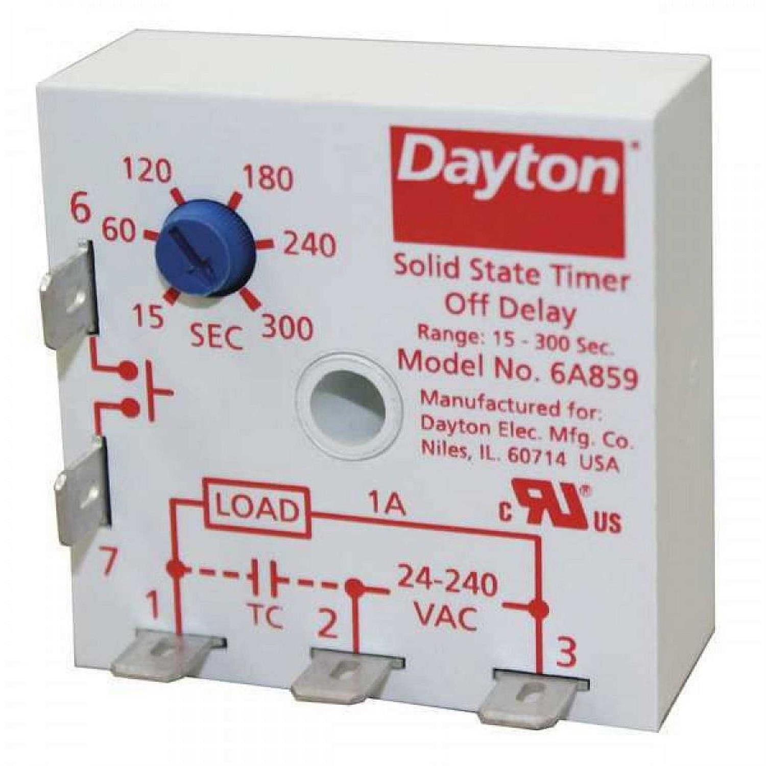 Dayton 5WML4 SinFunEncapTimingRelay - Cheap Fitting