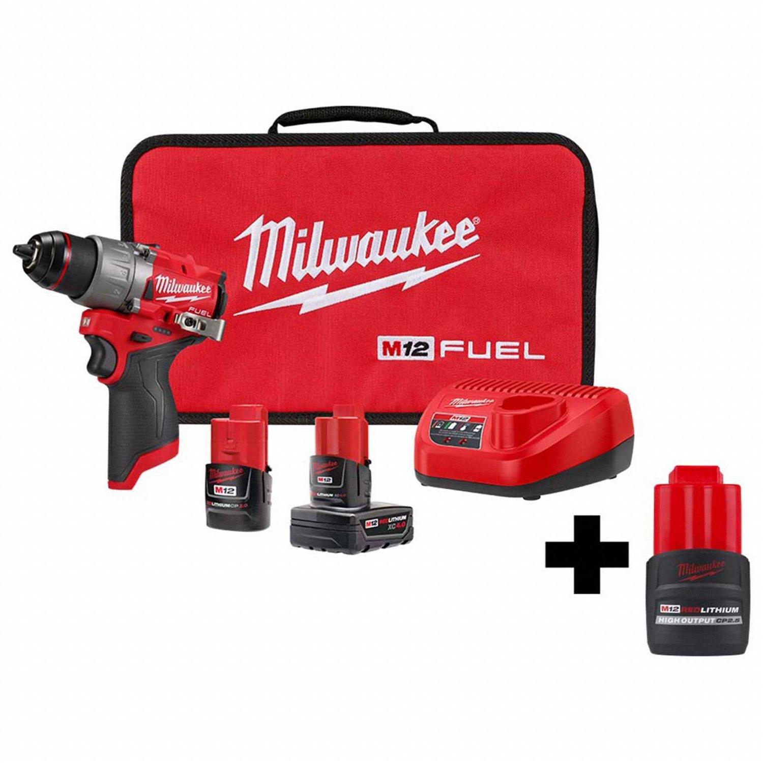 Milwaukee M12 FUEL Drill/Driver Kit 3403-22 - Cheap Fitting