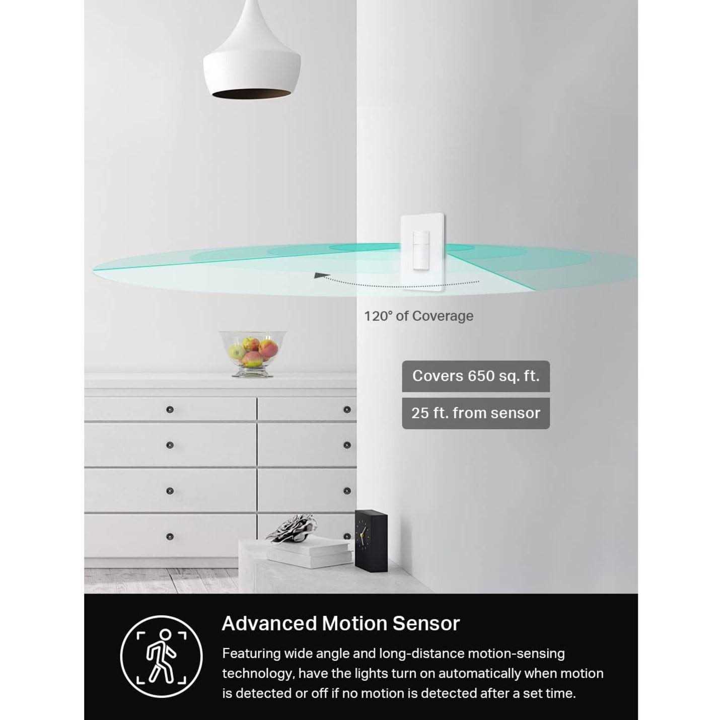 Kasa Smart Motion Sensor Switch KS200M - Cheap Fitting