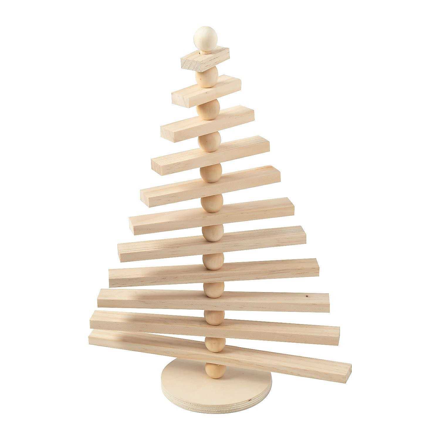 DIY Unfinished Wooden Dowel Tree - Cheap Fitting