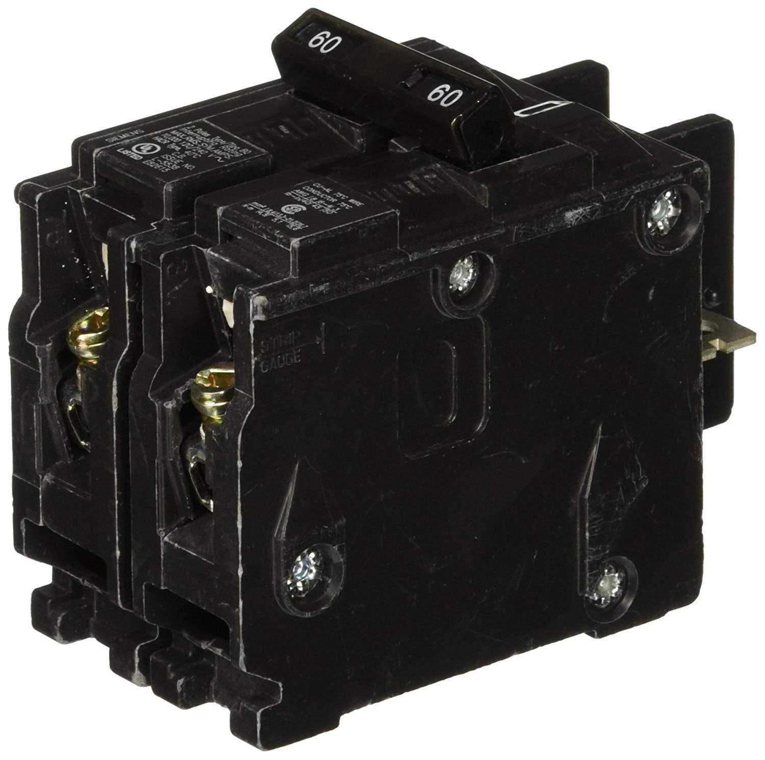 Siemens BQ2B060 2 Pole Circuit Breaker - Cheap Fitting