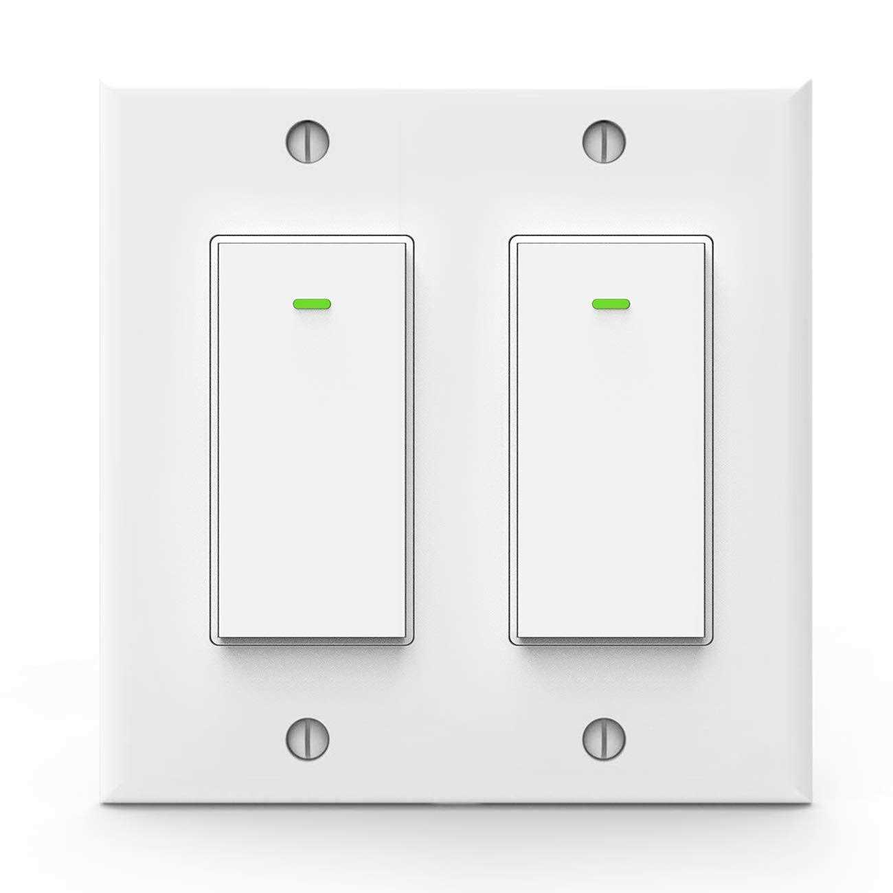 Smart Light Switch, Double Smart Wifi Light Switches, And Smart Switch 2 Gang - Cheap Fitting