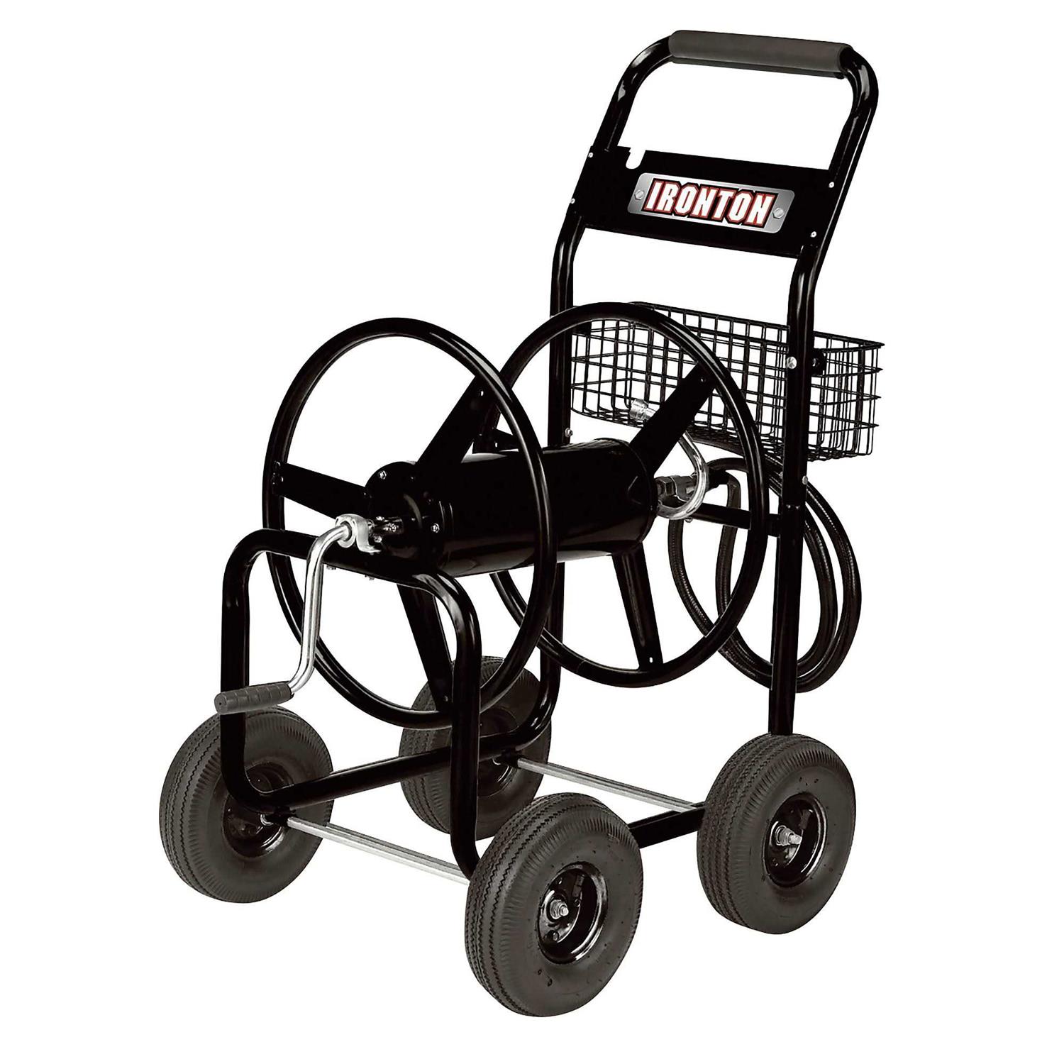 Ironton Garden Hose Reel Cart - Cheap Fitting