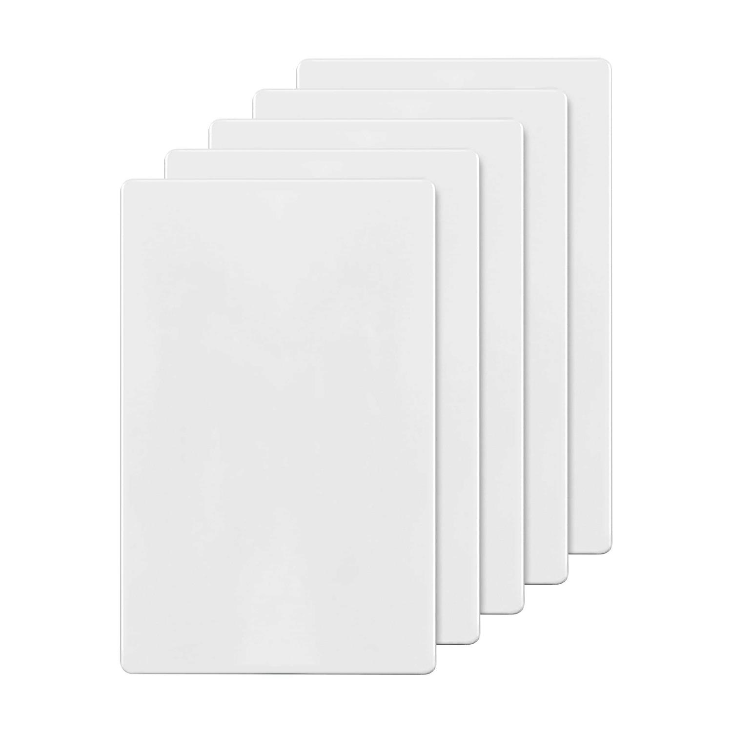 ENERLITES SI8801-W-5PCS Screwless Blank Wall Plate Child Safe Blank Device Outlet Cover - Cheap Fitting