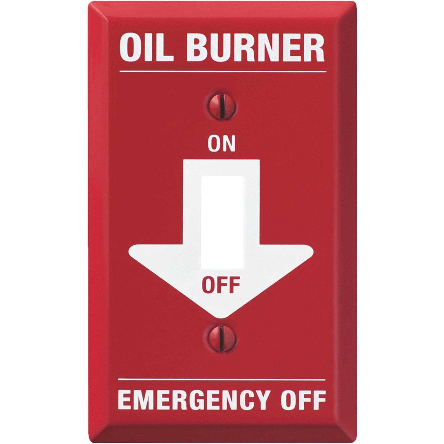 Amerelle C973t 1 Toggle Pro-Red Oil Burner Wall Plate - Cheap Fitting