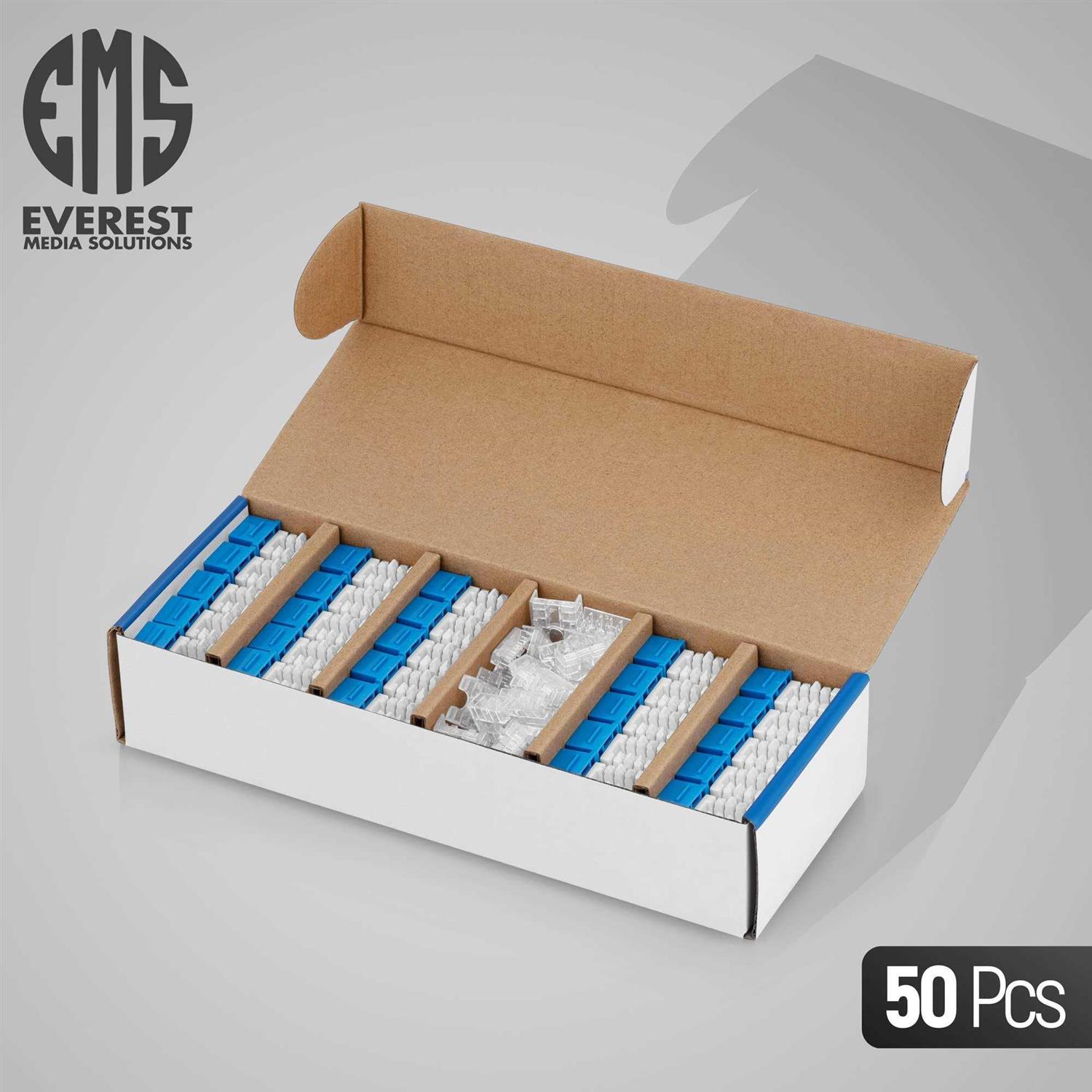 Everest Media Solutions 90° Angled CAT6/5e Keystone Jack - Cheap Fitting