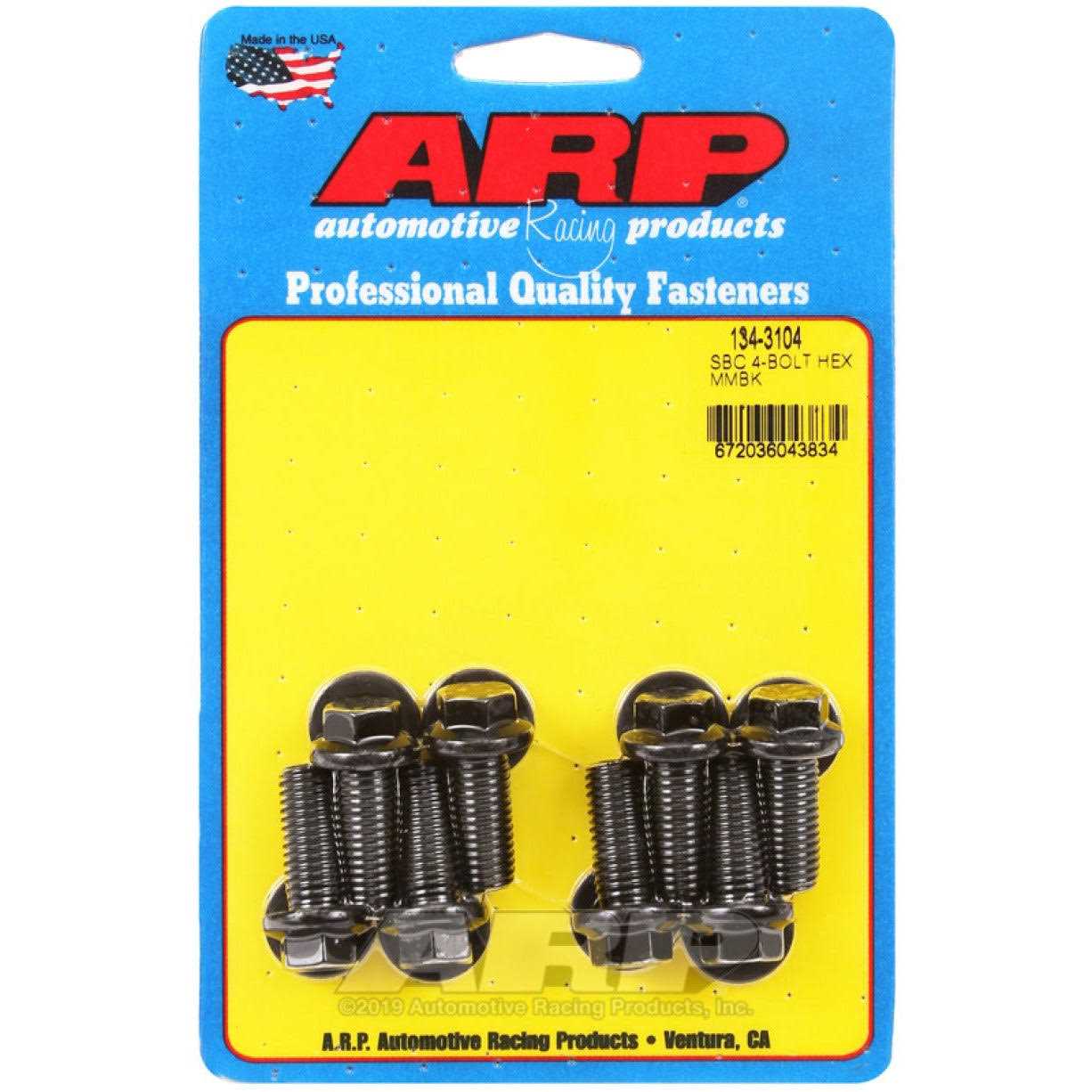 ARP SB Chevy 4-Bolt Hex Motor Mount Bolt Kit 134-3104 - Cheap Fitting