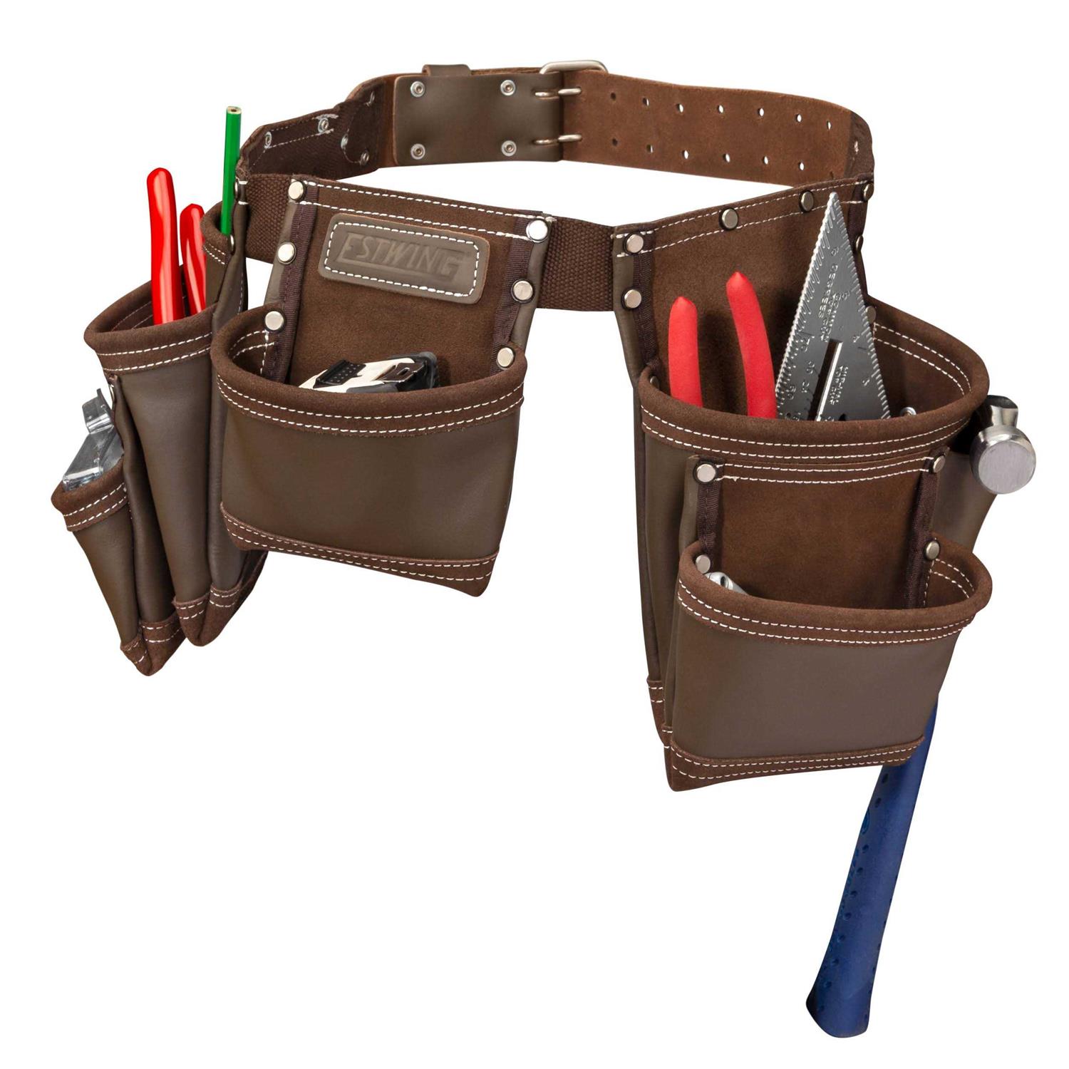 Estwing 94744 7-Pocket Leather Tool Pouch Apron - Cheap Fitting