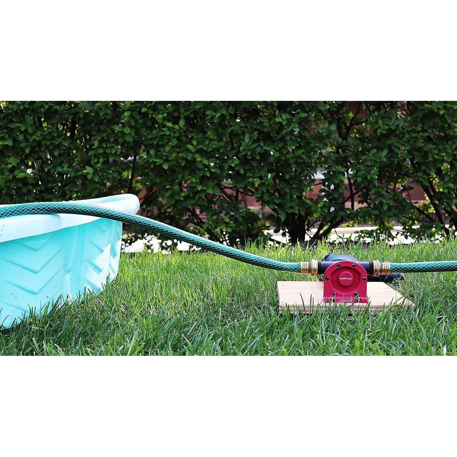 Milescraft DrillPump300 Water Transfer Drill Pump 300 GPH - Cheap Fitting