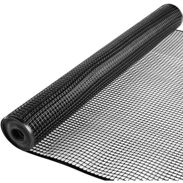 BOEN Black Plastic Hardware Net 15 ft. Reinforced UV treated, Barrier from Rabbits, Deer and Rodents - Cheap Fitting