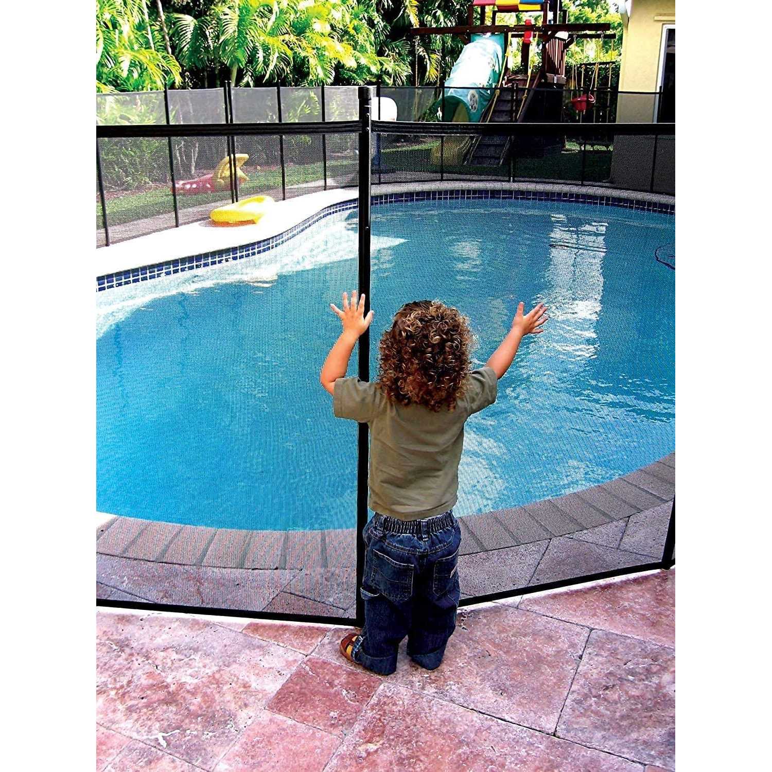 Water Warden 5′ x 24′ Pool Safety Fence - Cheap Fitting