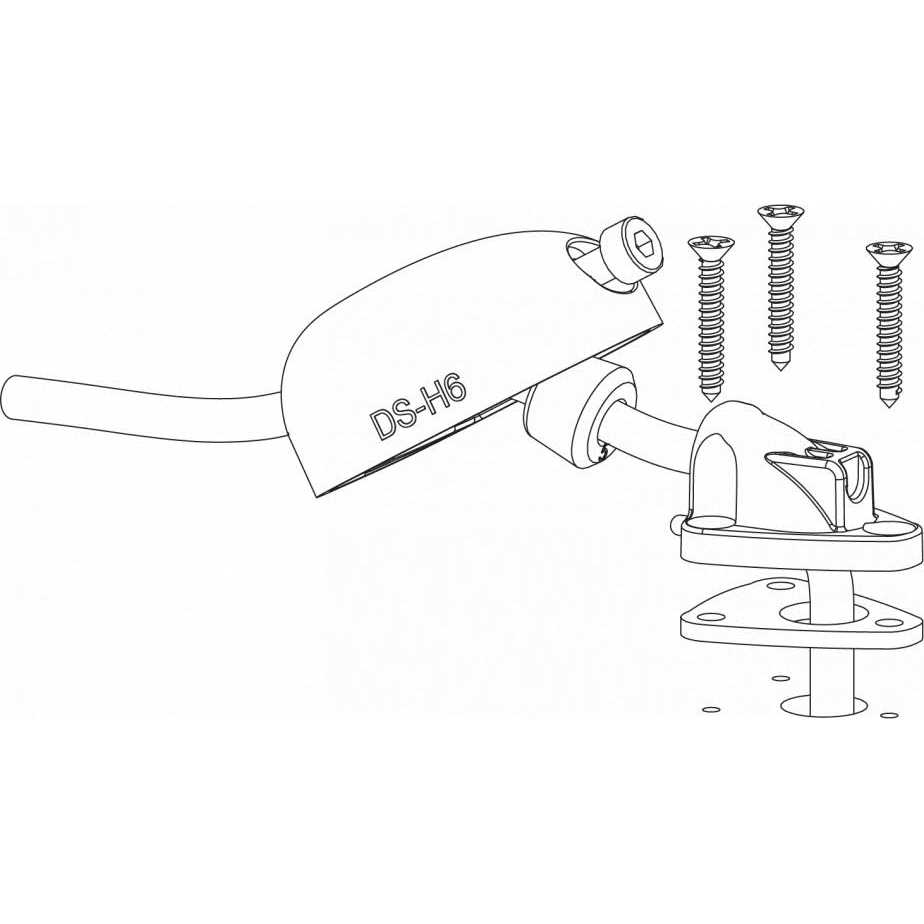 Scanstrut DS-H10-BLK Horizontal Cable Seal - Cheap Fitting