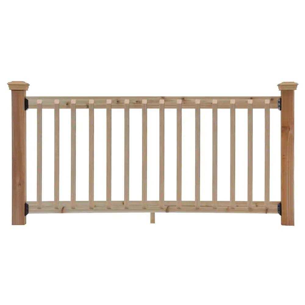 ProWood 6 ft. Wood Railing Kit with Beveled Wood Balusters - Cheap Fitting