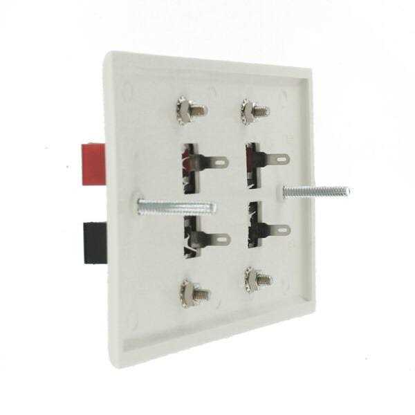 Leviton 40952-2PW Audio/Video Wallplate - Cheap Fitting