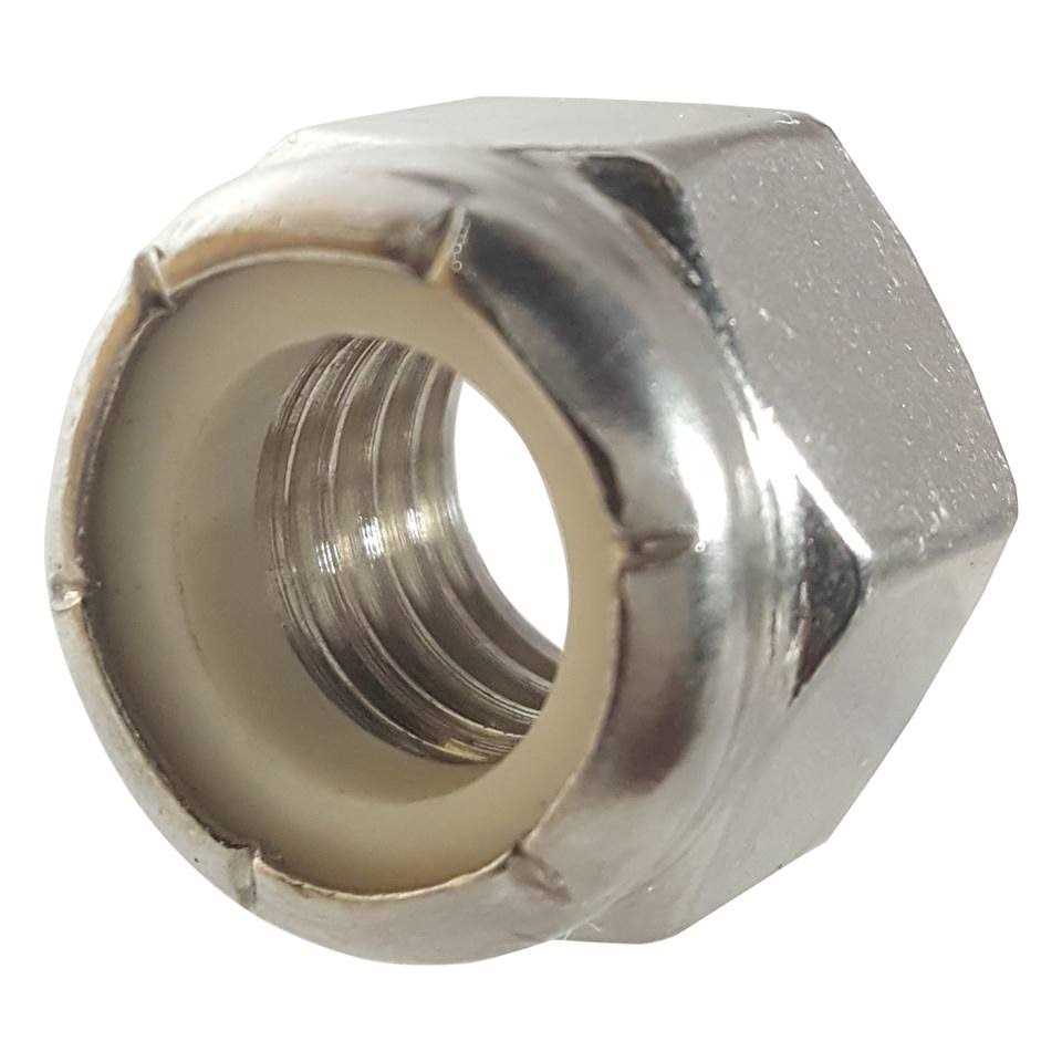 Nylon Insert Hex Lock Nuts Stainless Steel 18-8 Qty - Cheap Fitting
