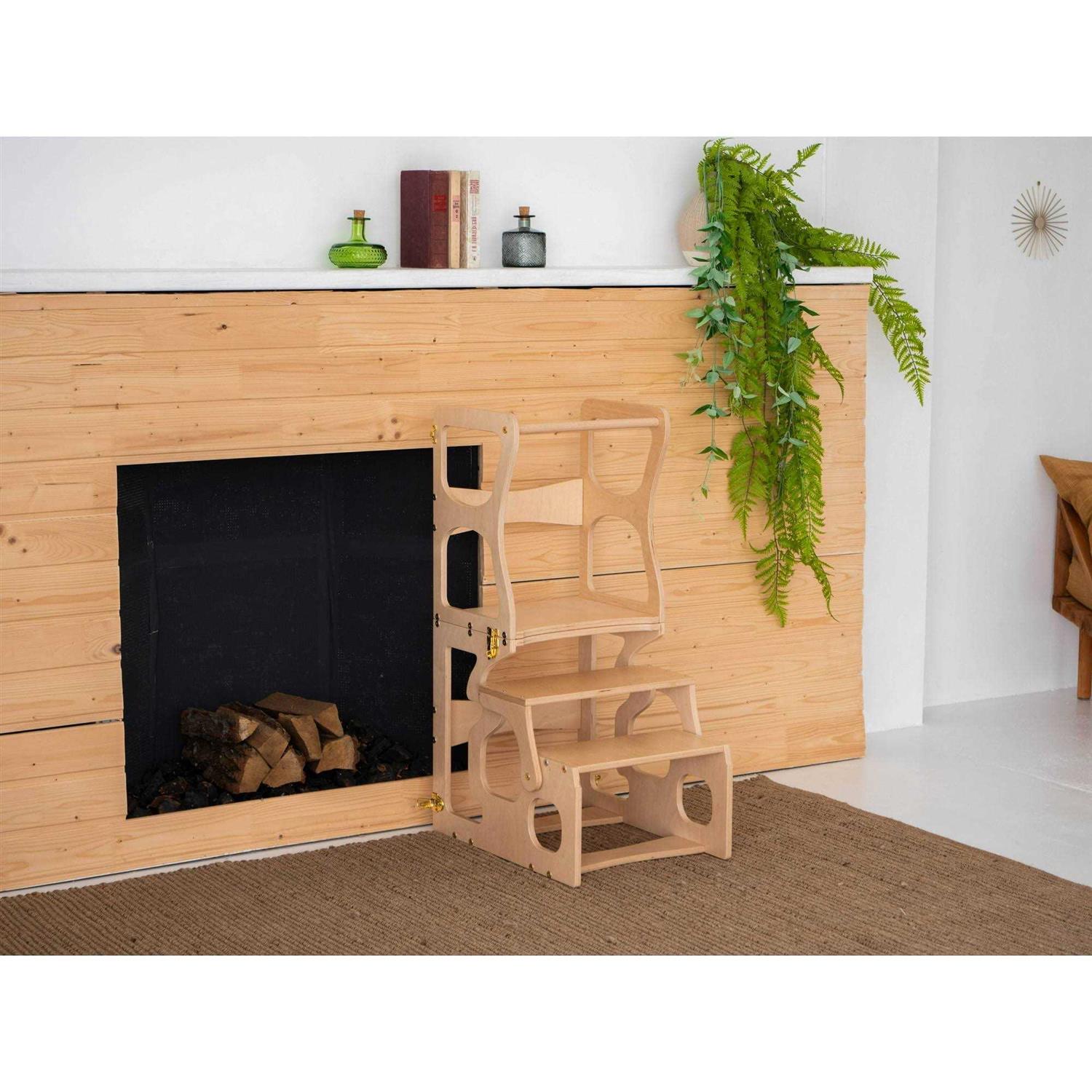 Toddler Step Stool Kids Kitchen Stool for Toddlers - Cheap Fitting