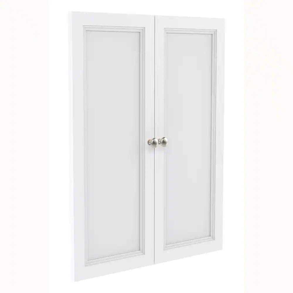 ClosetMaid Selectives 23.50 in. W White Decorative Panel Doors For Wood Closet System - Cheap Fitting