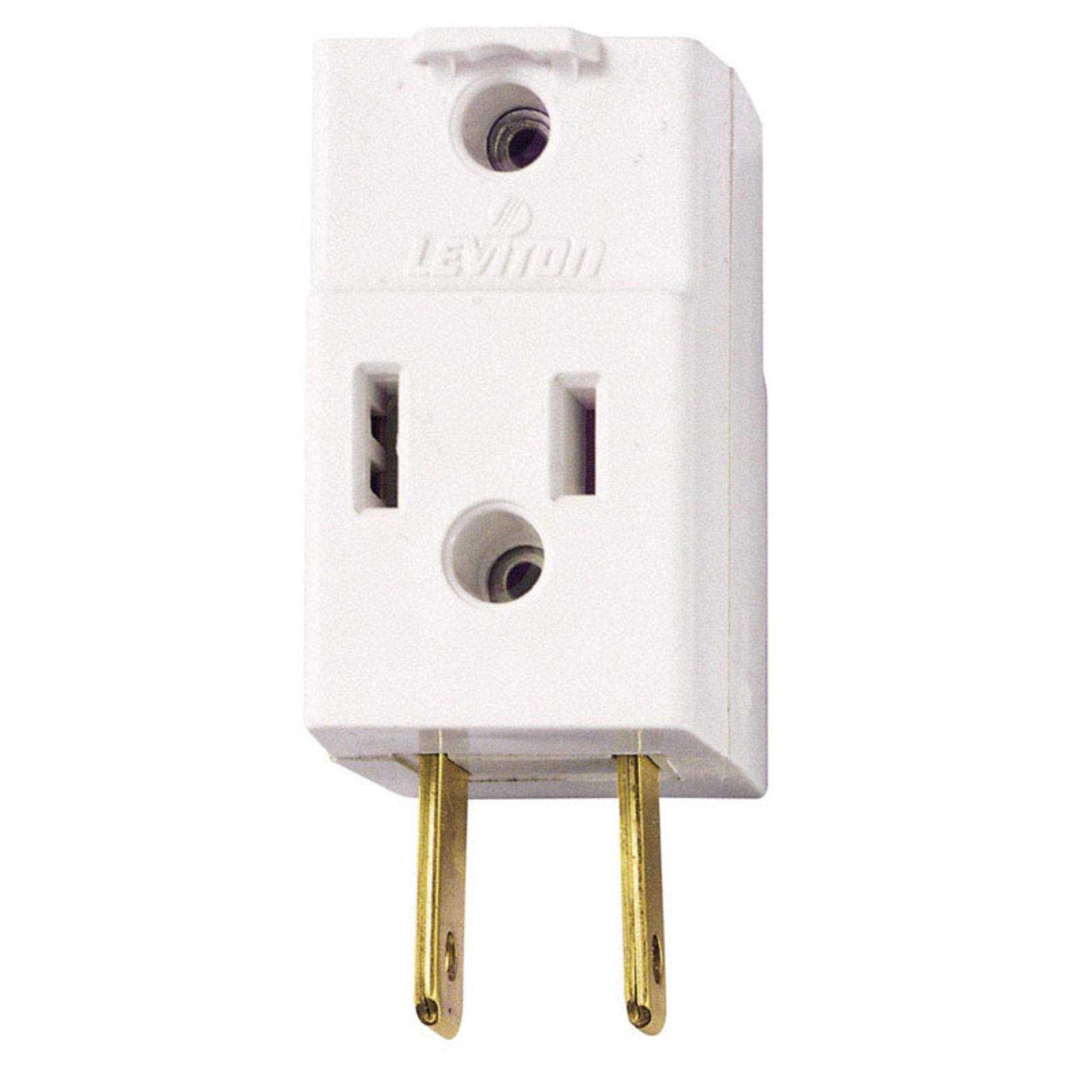 Leviton Triple Outlet Cube Adapter - Cheap Fitting
