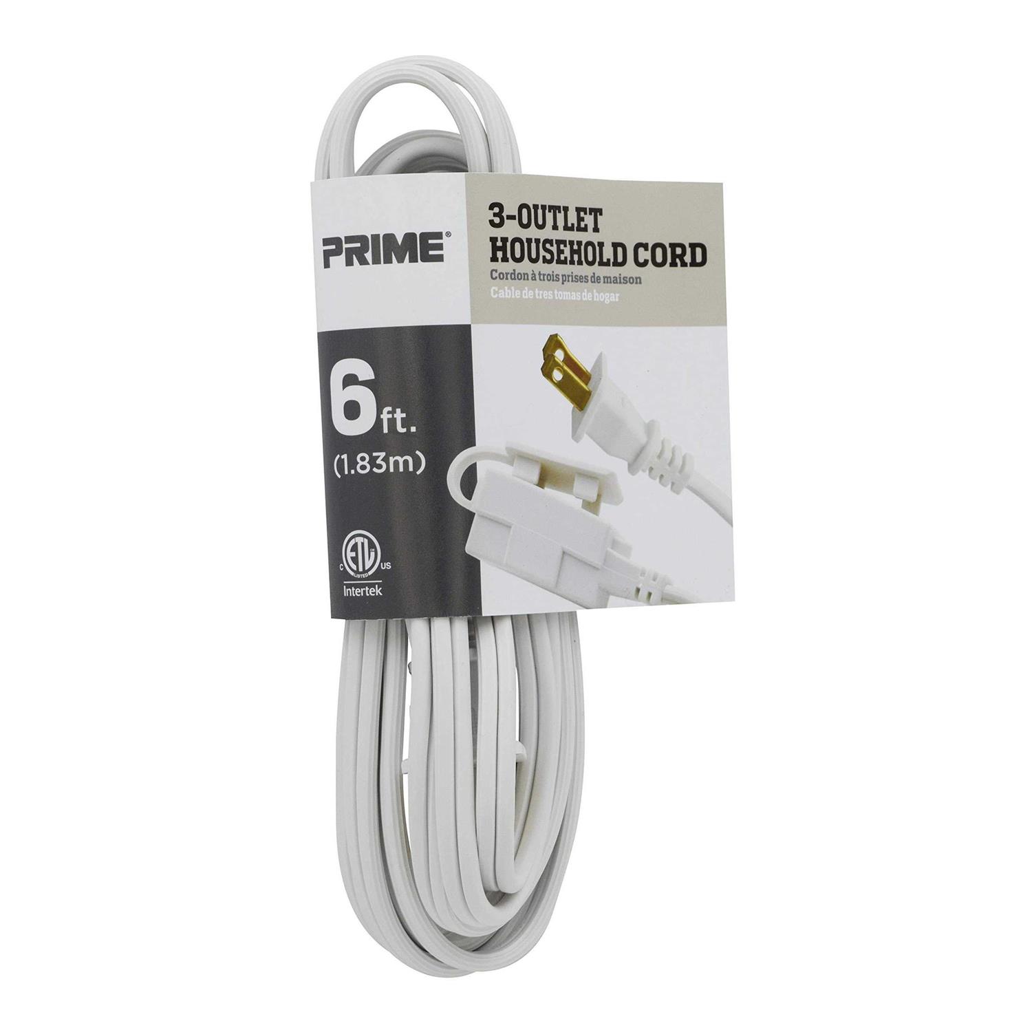 Prime Household Extension Cord - Cheap Fitting