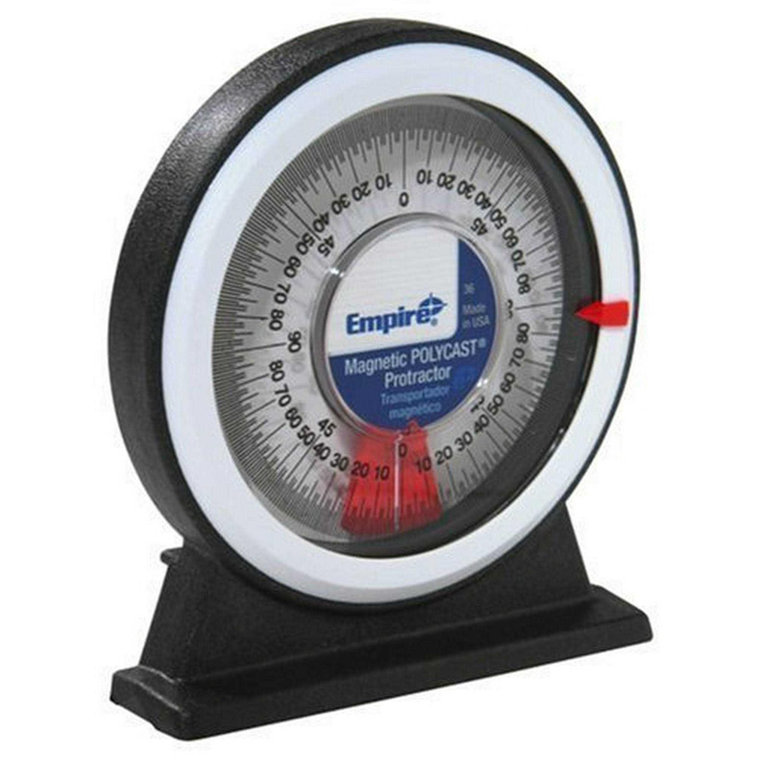 Empire Magnetic Polycast Protractor - Cheap Fitting