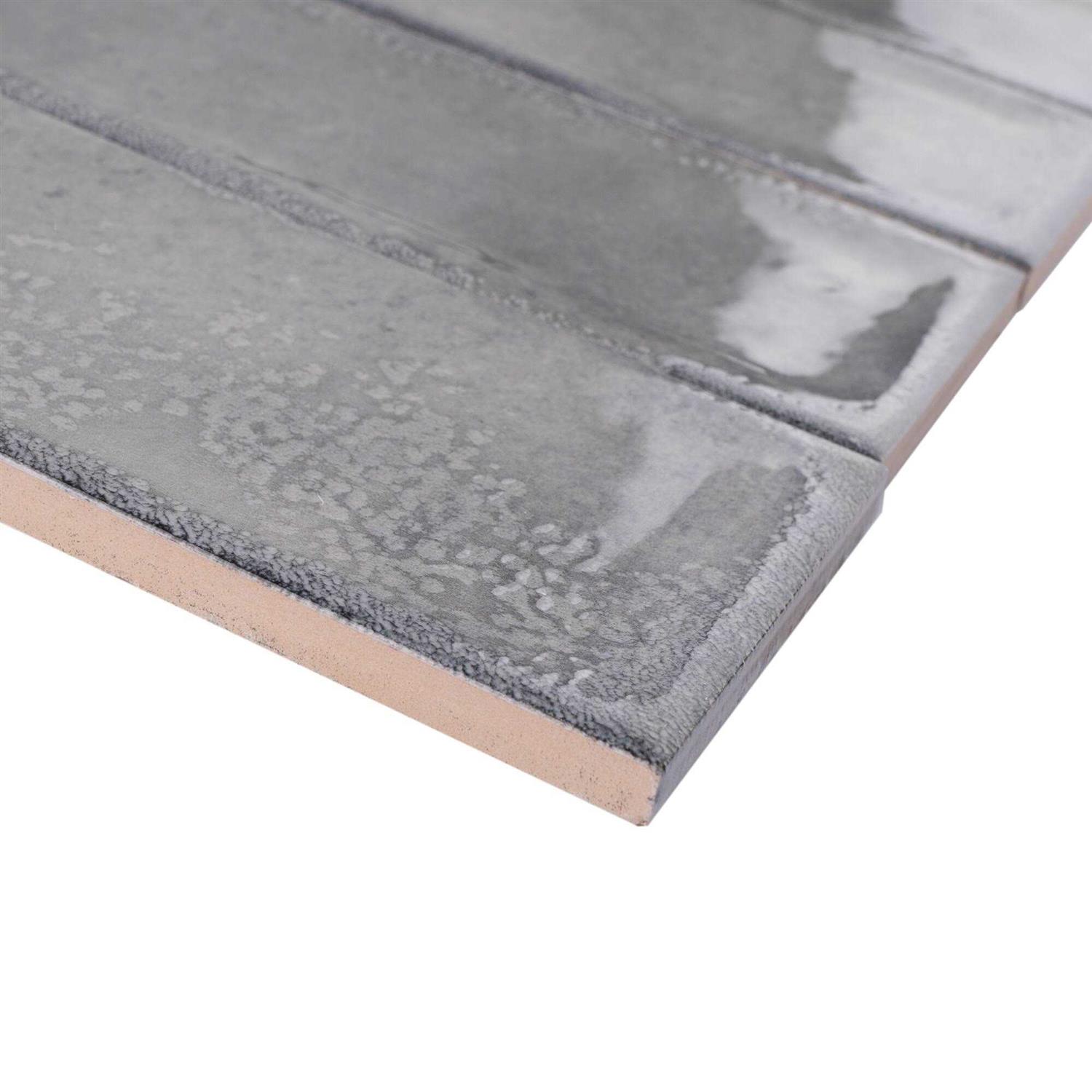 MOLOVO Iris 2.9 in. x 11.8 in. Polished Ceramic Subway Wall Tile - Cheap Fitting