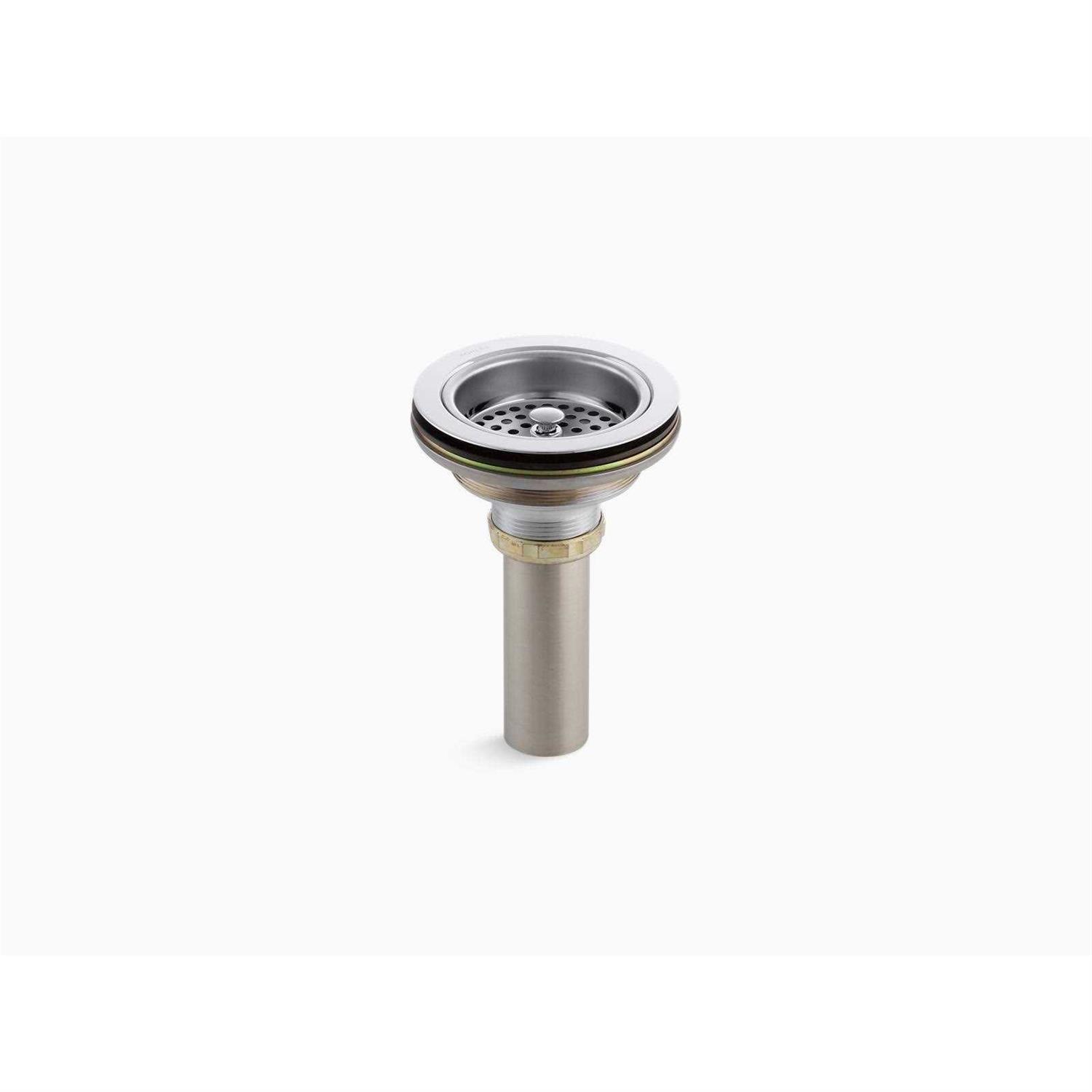 Kohler Duostrainer Sink drain and Strainer with Tailpiece K-8801-CP - Cheap Fitting