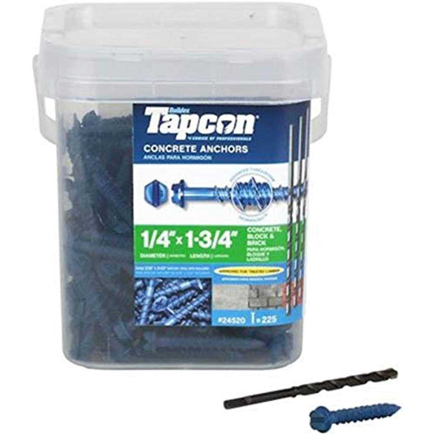 Tapcon 24520 Concrete Anchors - Cheap Fitting