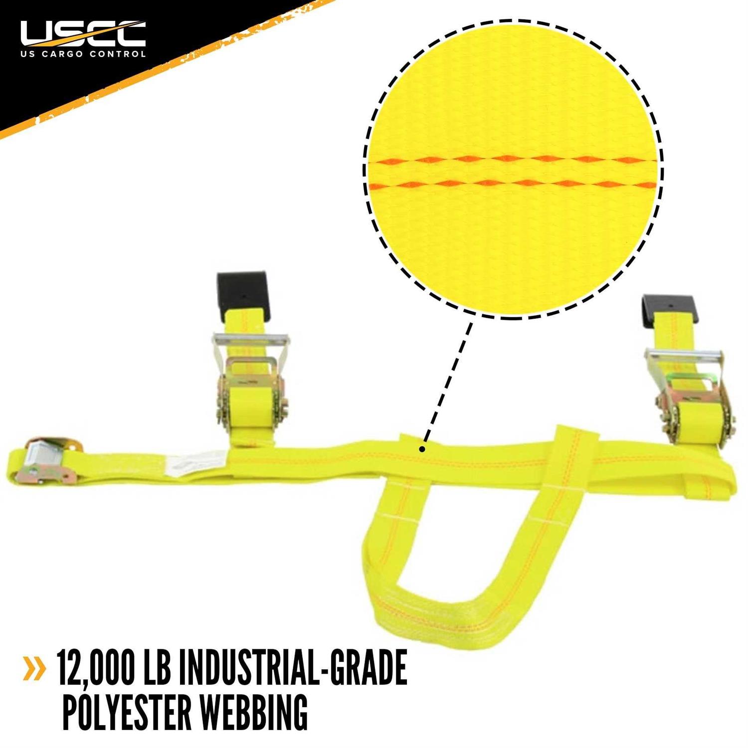 Us Cargo Control Side Mount Wheel Net Cam Buckle & 2 Ratchets and - Cheap Fitting