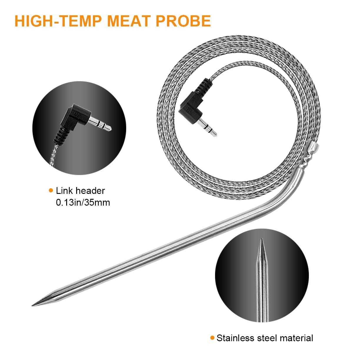 Entsong 2 Pack Replacement Part for Camp Chef Meat Probes Smoker Grill Temperature Sensor - Cheap Fitting