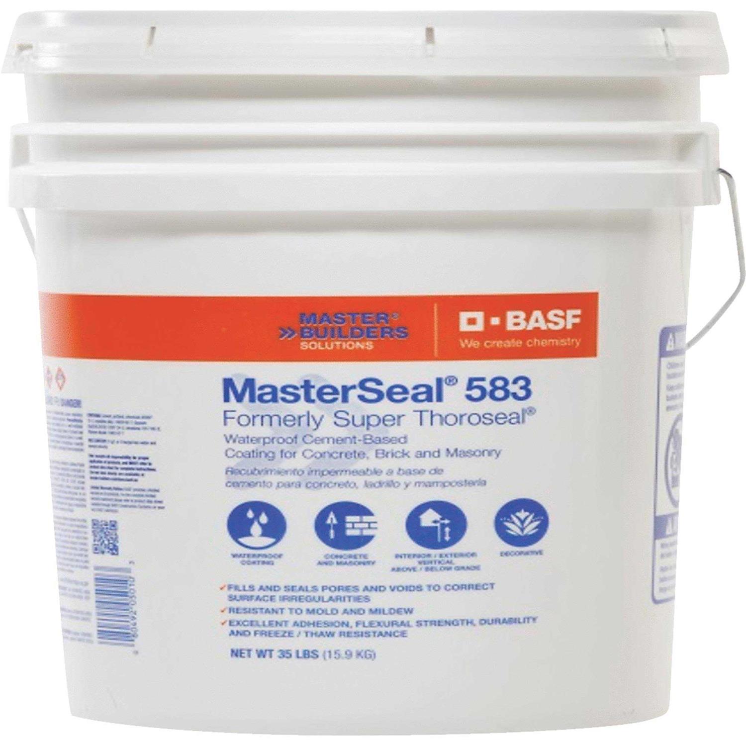 BASF MasterSeal 583 White Cement-Based Waterproof Coating 35 lb - Cheap Fitting