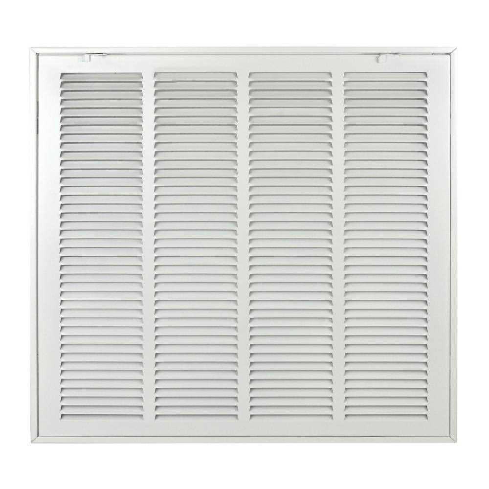 Venti Air 20 in. x Steel Return Air Filter Grille White - Cheap Fitting