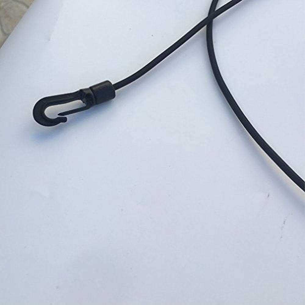 Huouo 1/4 Elastic Bungee Shock Cords Marine Grade Kayak Heavy Stretch String Rope & Tie Down Trailer Straps for DIY Projects - Cheap Fitting
