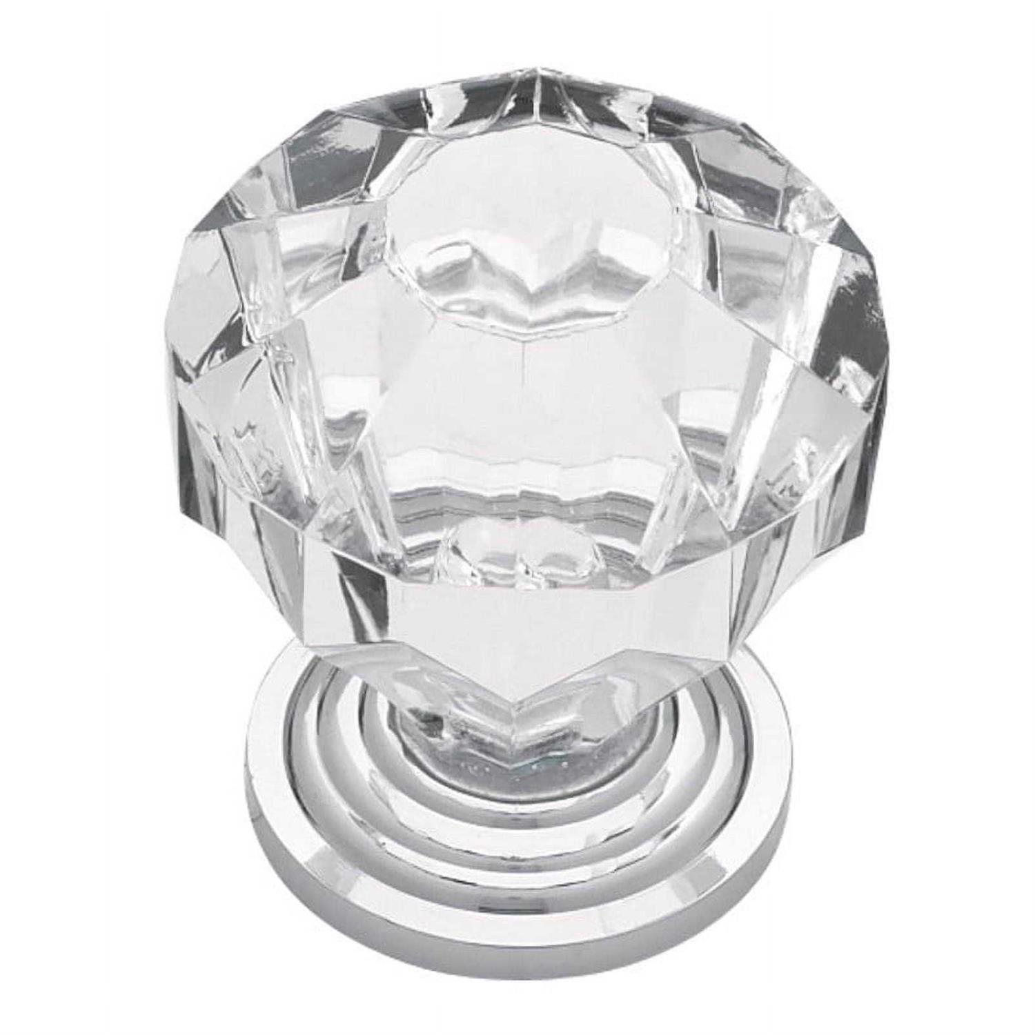 Liberty 1.25 inch Acrylic Faceted Knob P30122-CHC-C - Cheap Fitting