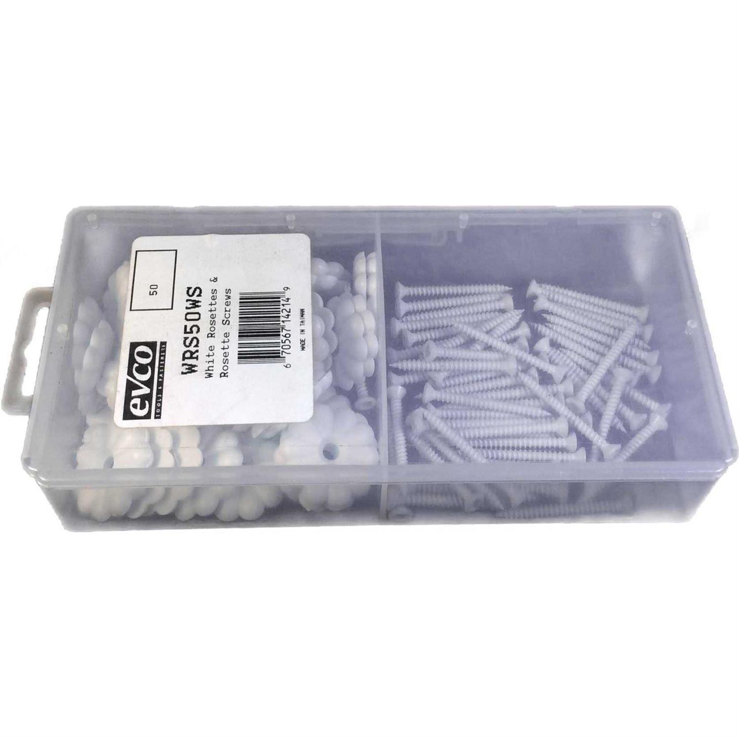 Mobile Home/RV Ceiling Rosette Buttons with Rosette Screws - Cheap Fitting