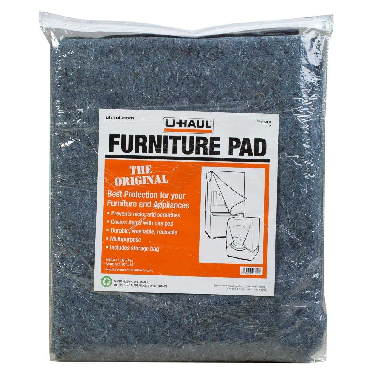 U Haul Furniture Protection Pad Moving and Packing Blanket - Cheap Fitting