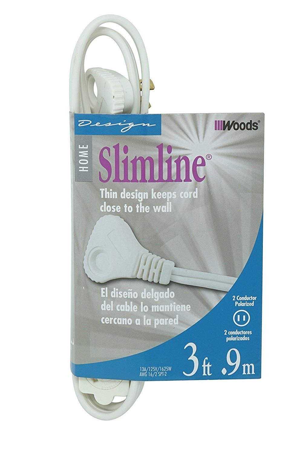 Slimline 2235 flat plug extension cord - Cheap Fitting