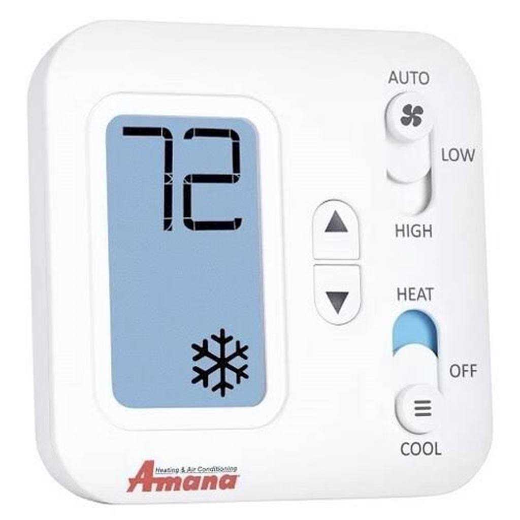 Amana 2 Stage Heat / 1 Stage Cool Non-Programmable Thermostat PHWT-A150H - Cheap Fitting
