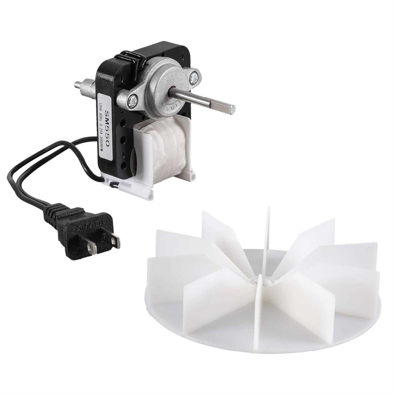 ATMA SUPPLY Universal Bathroom Vent Fan Motor Replacement Electric Motors Kit SM550 Compatible with Nutone Broan 50 CFM120V Replace C01575 65100 EM550 Em750 - Cheap Fitting