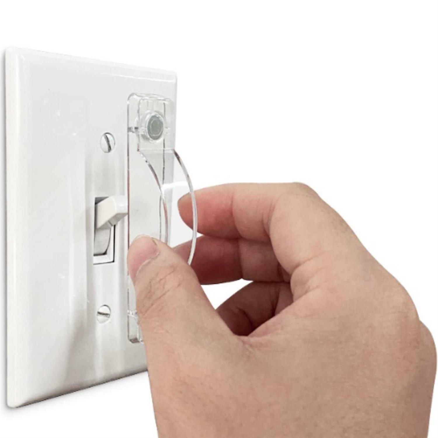 Wall Switch Guard, 2pack Light Switch Guard Cover Clear Switch Board and Socket Cover Light Switch Baffle Child Protection Protect Lights or - Cheap Fitting