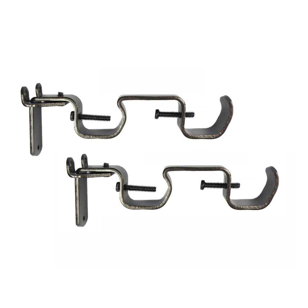 Mainstays Double-Rod Bracket Set - Cheap Fitting